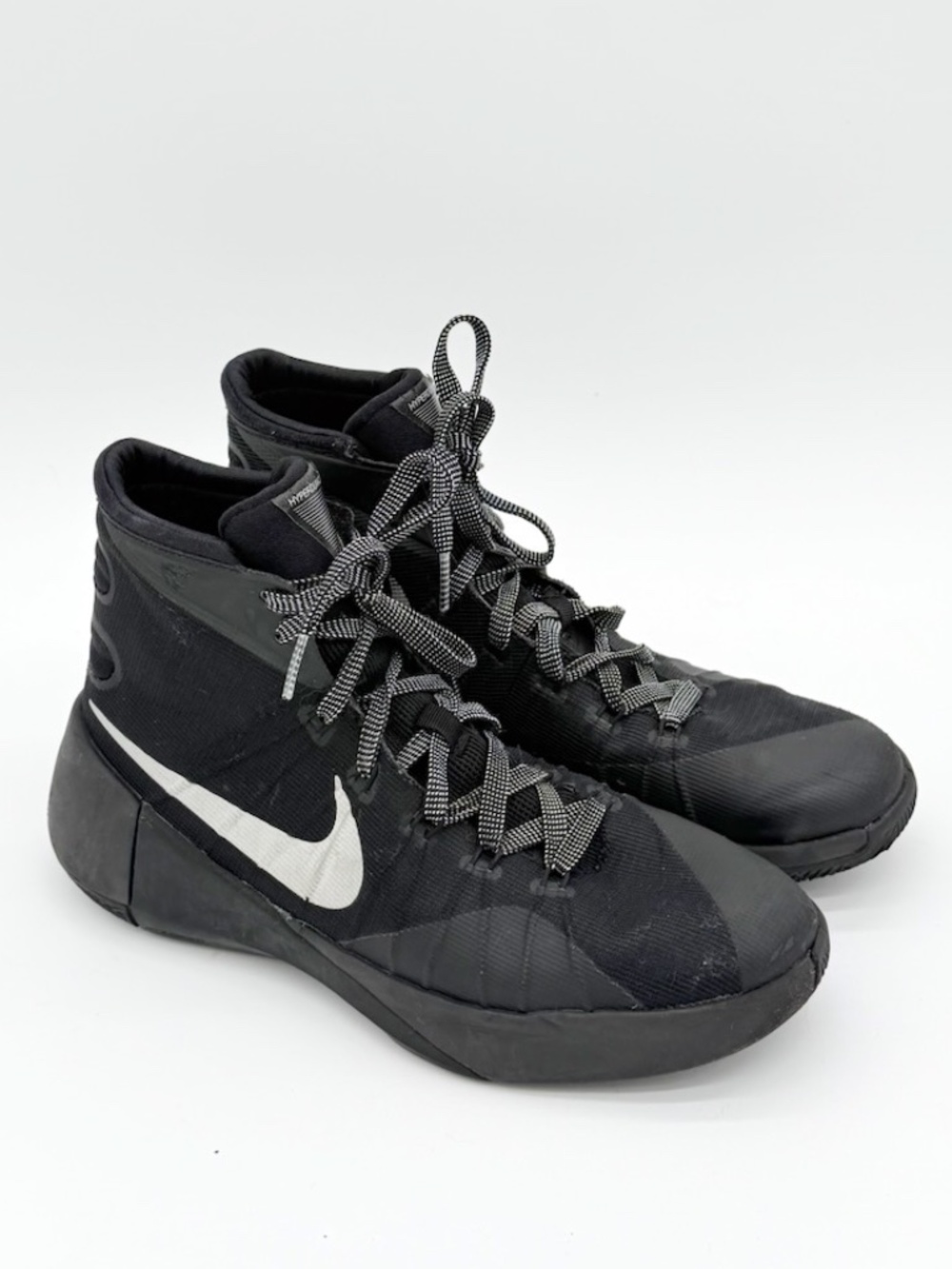 Nike Hyperdunk 2015 Big Kids Youth 7Y Basketball Shoes High Top Sneaker Black